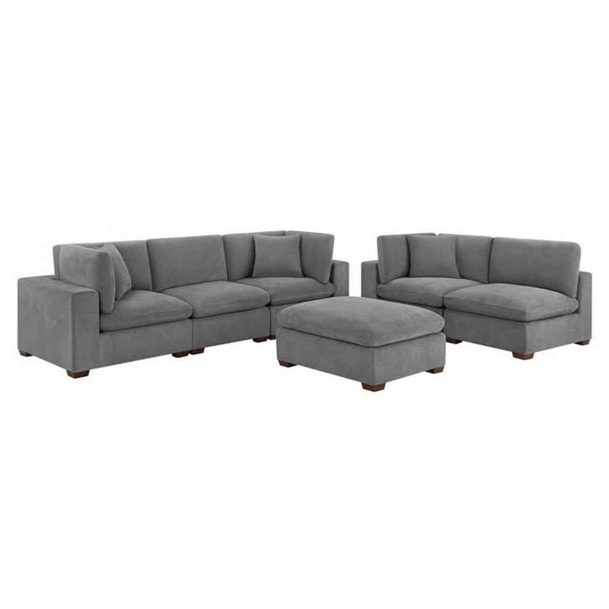 NEW Open Box Costco Thomasville 6-Piece Modular Sectional | Dark Gray | $1999 Delivery Available