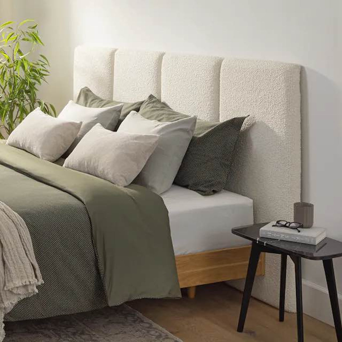 King Bouclé Headboard – Article Noel – $749 Retail – Open Box – Delivery Available