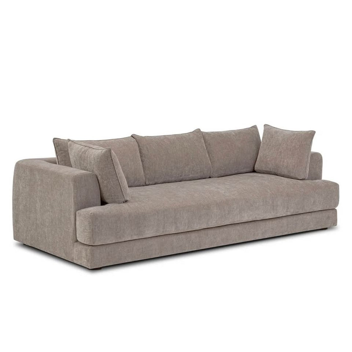 Beautiful New Poly & Bark 99” Sofa – $1,874 Retail – Taupe Fabric - Open Box – Delivery Available