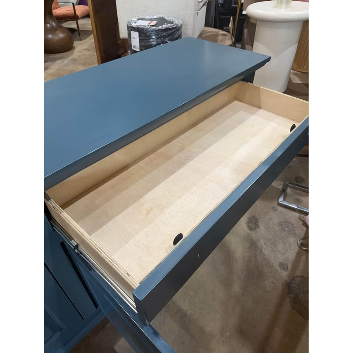 81” Blue Sideboard / Buffet Cabinet – Media Console - New Open Box - Delivery Available