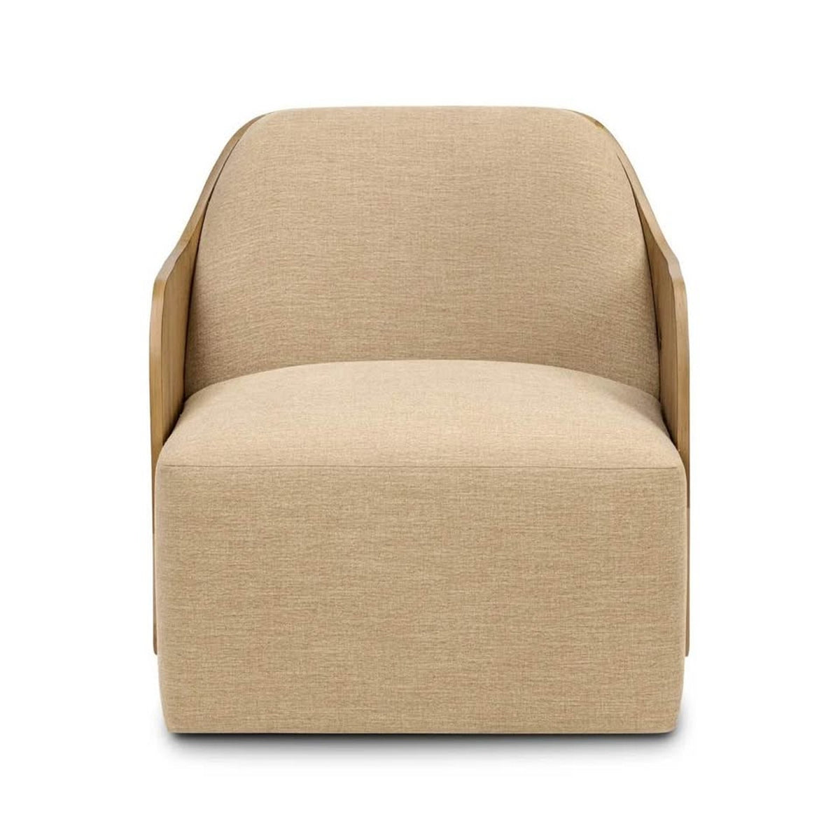 Pair of Four Hands Hemphill Swivel Armchairs – New Open Box $2,400 Retail - Delivery Available