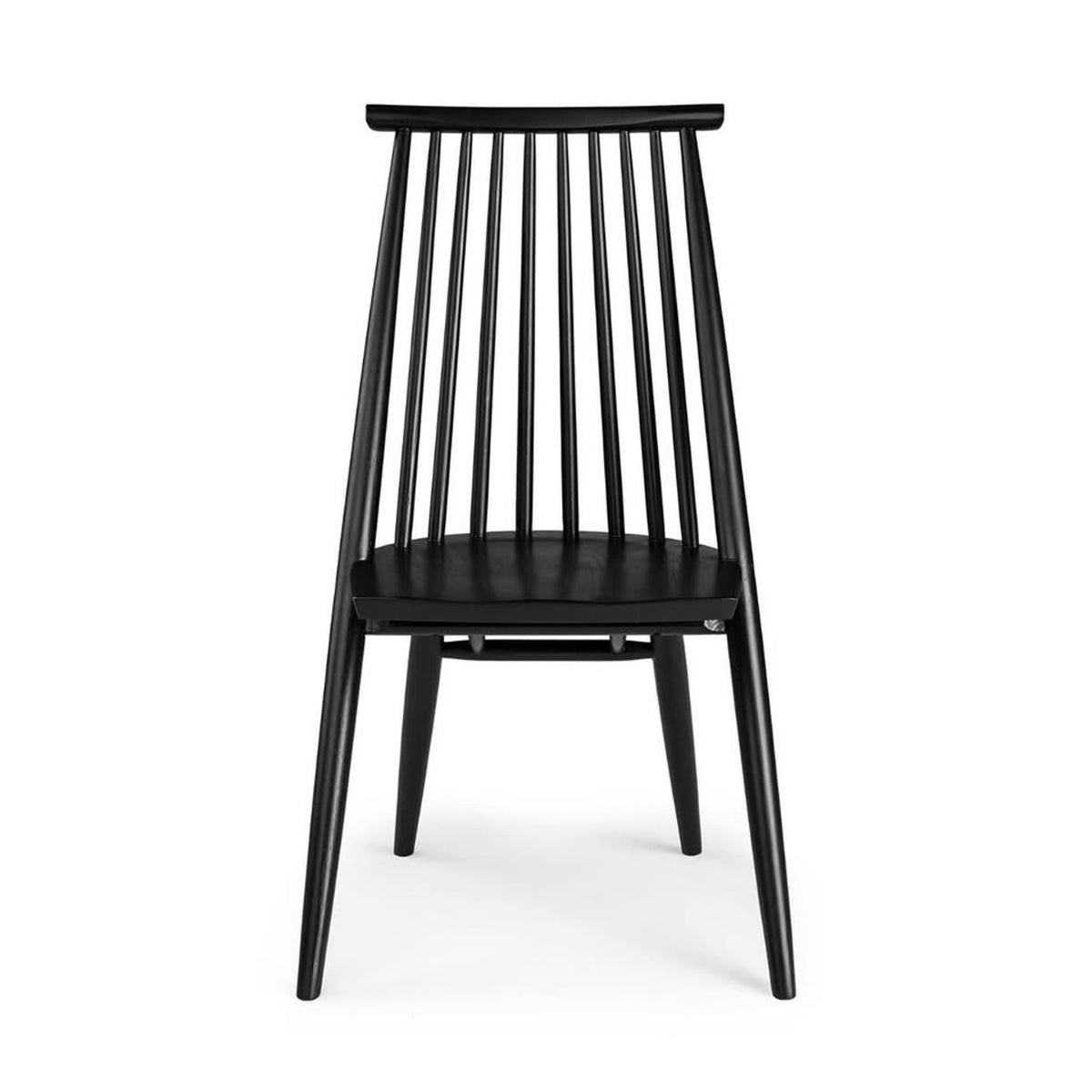 Article | Set of 2 Solid Wood Dining Chairs | Dabo - Black | Delivery Available