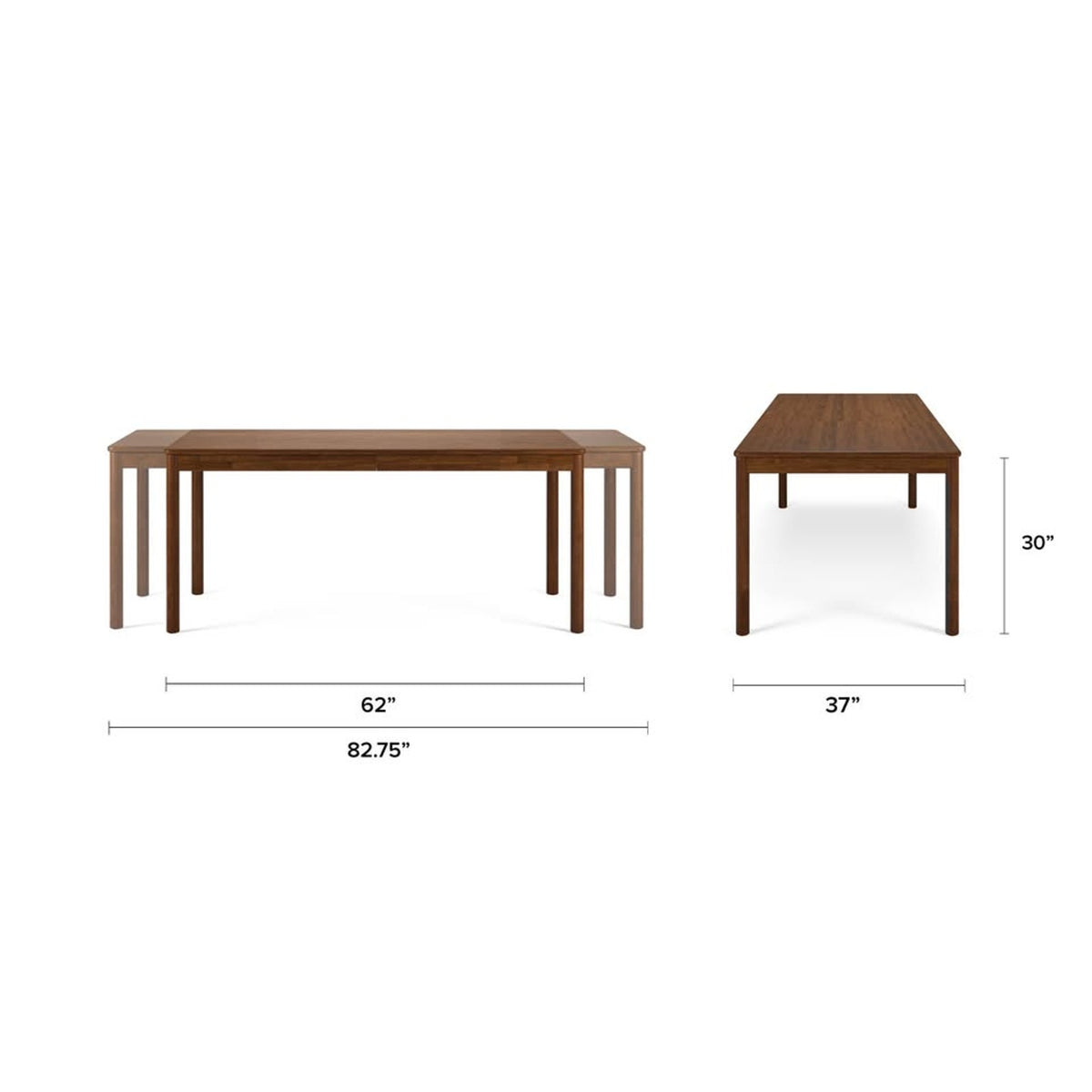 New Article Extendable Dining Table – Heidi Walnut – $899 Retail – Open Box – Delivery Available