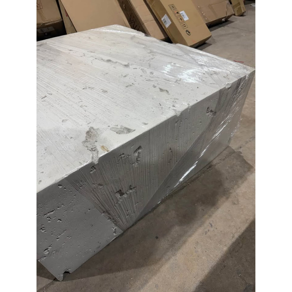 Phillips Collection Formation Outdoor Coffee Table – Roman Stone | New Open Box - Delivery Available