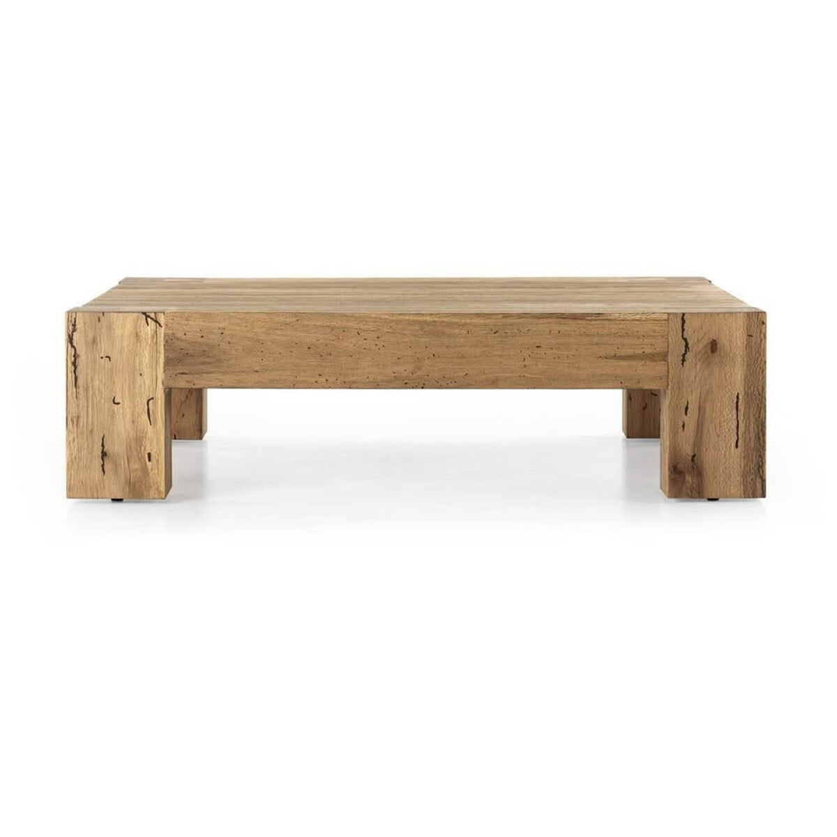 Four Hands Abaso 55” Square Coffee Table Rustic Wormwood Oak Designer Coffee Table Delivery Avail