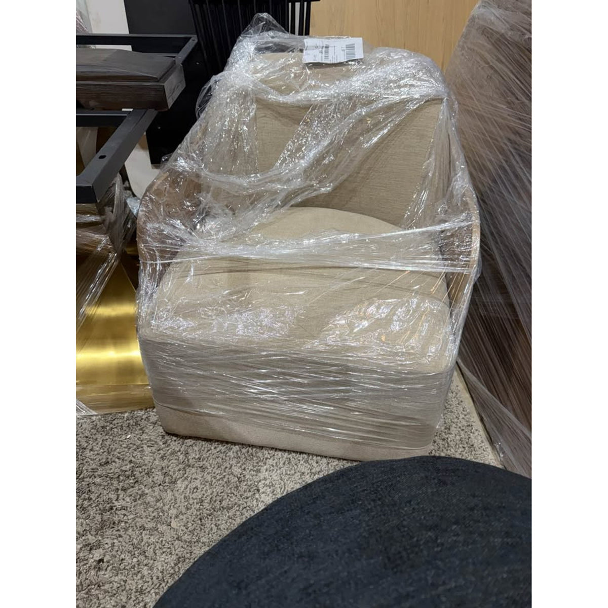 Pair of Four Hands Hemphill Swivel Armchairs – New Open Box $2,400 Retail - Delivery Available