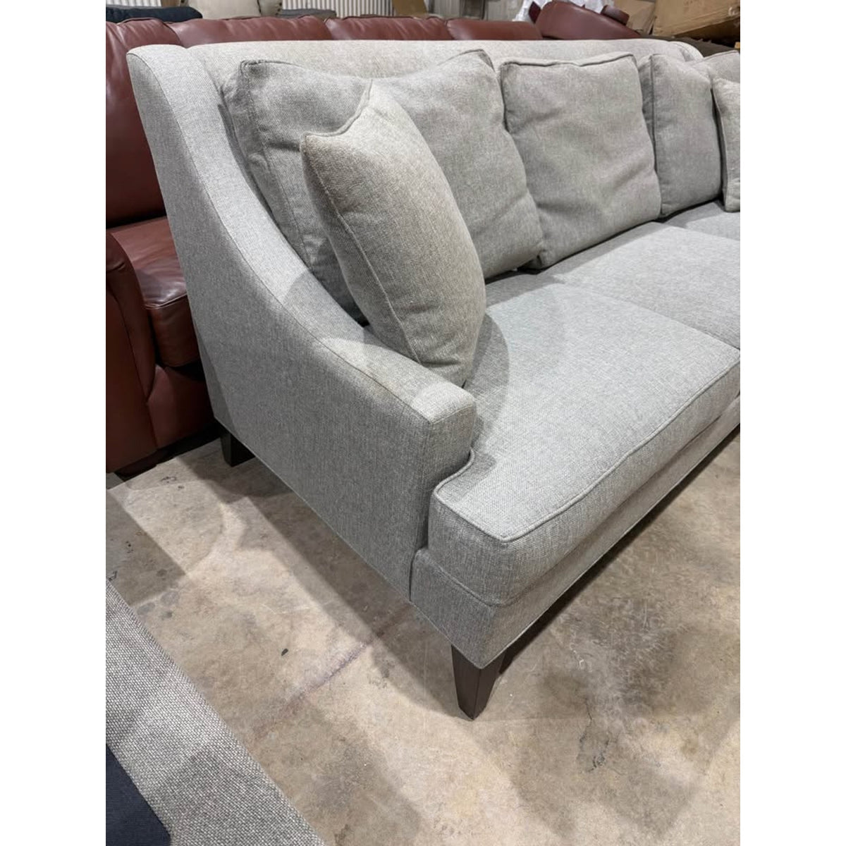 Ethan Allen Sofa Couch - 85” - Gray - Comfy & Cleaned - $2,800 - Delivery Available