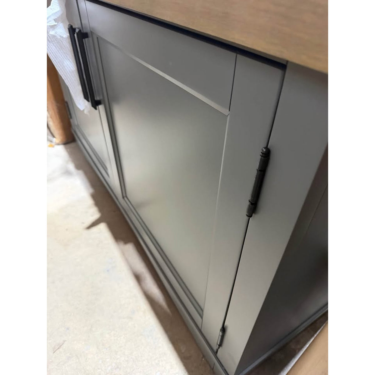 New Parker House Dove Gray Storage Cabinet or TV Stand - Retail $771 - Delivery Available
