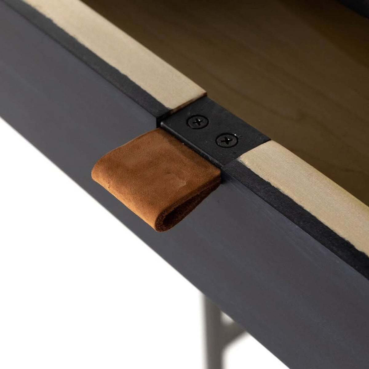 Four Hands Trey Modular Wall Desk – $2,749 Retail – Open Box – Black Ash - Delivery Available