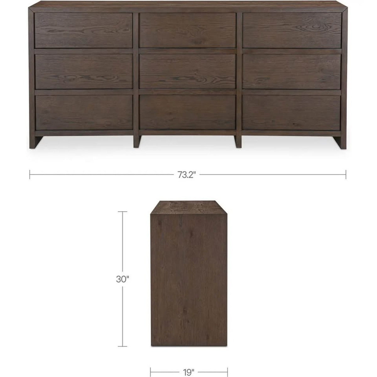 New Moe’s Home Jenson 73” 9-Drawer Dresser – $4,605 Retail – Delivery Available