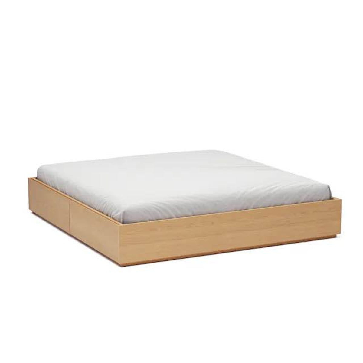 Article | King Platform Storage Bed | Leif - White Oak | $1500 Retail Open Box - Delivery Available