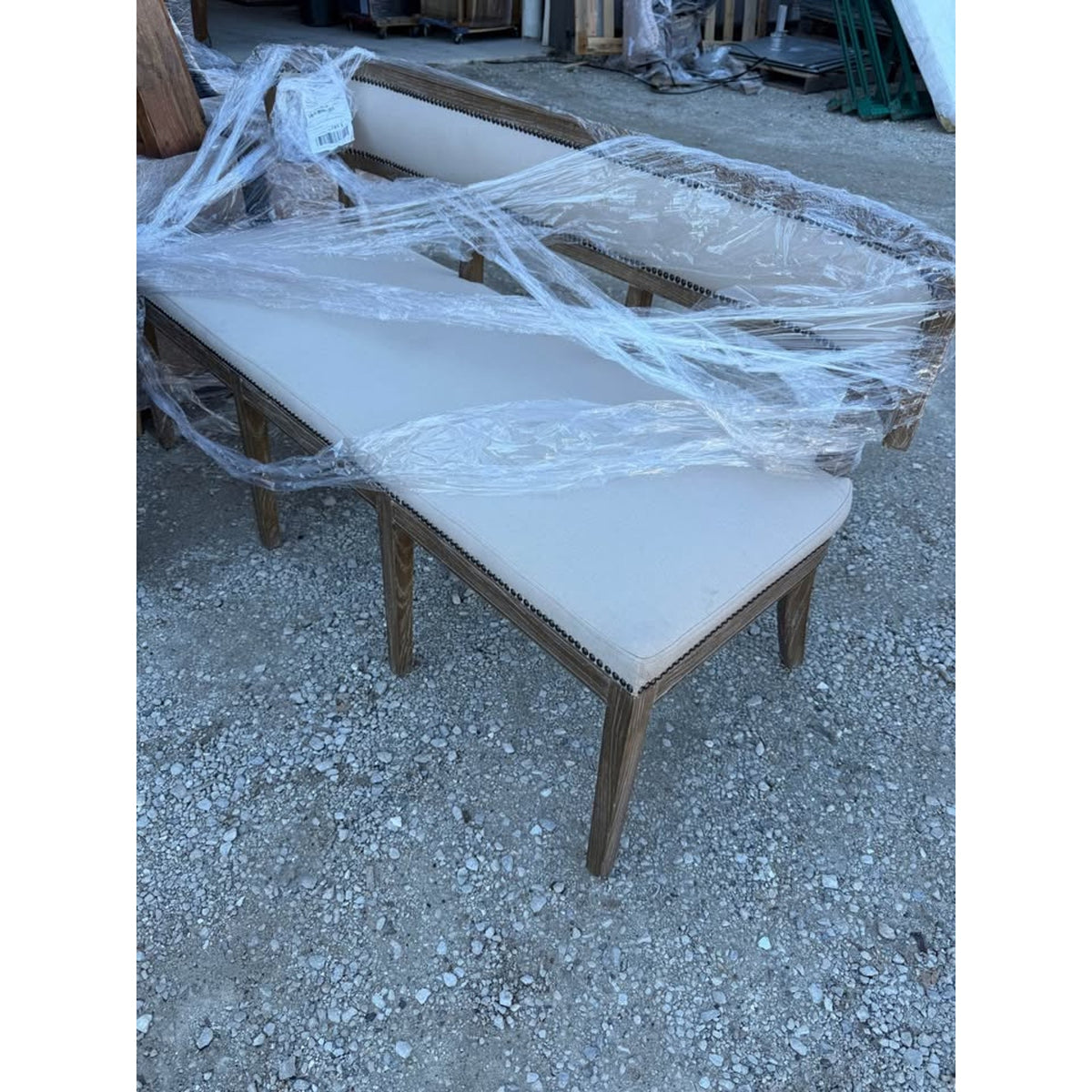 New 62” Upholstered 3-Seat Dining Banquette – $1,420 Retail – Delivery Available
