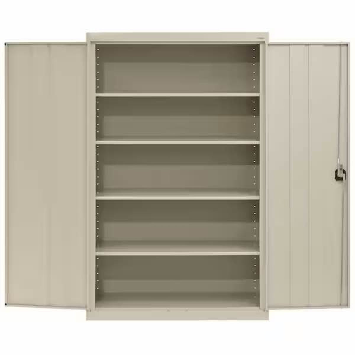 New Heavy Duty Locking Steel Storage Cabinet – 46” Wide – New Open Box - Delivery Available