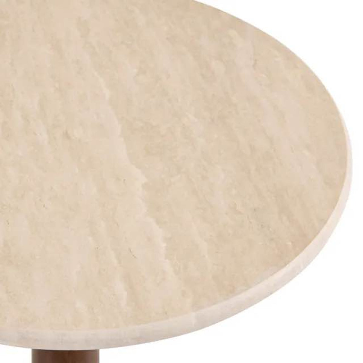 Travertine Side Table – Article Fiore – $299 Retail – New Open Box – Delivery Available