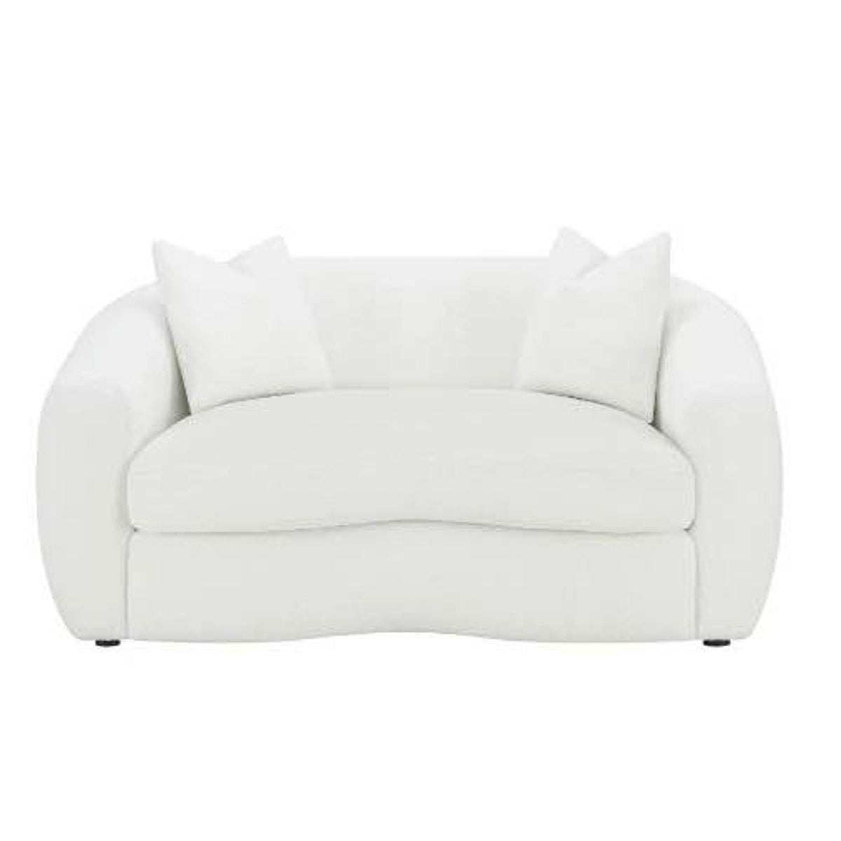New Cream Bouclé Sofa & Loveseat Set – $3,659 Retail – Delivery Available