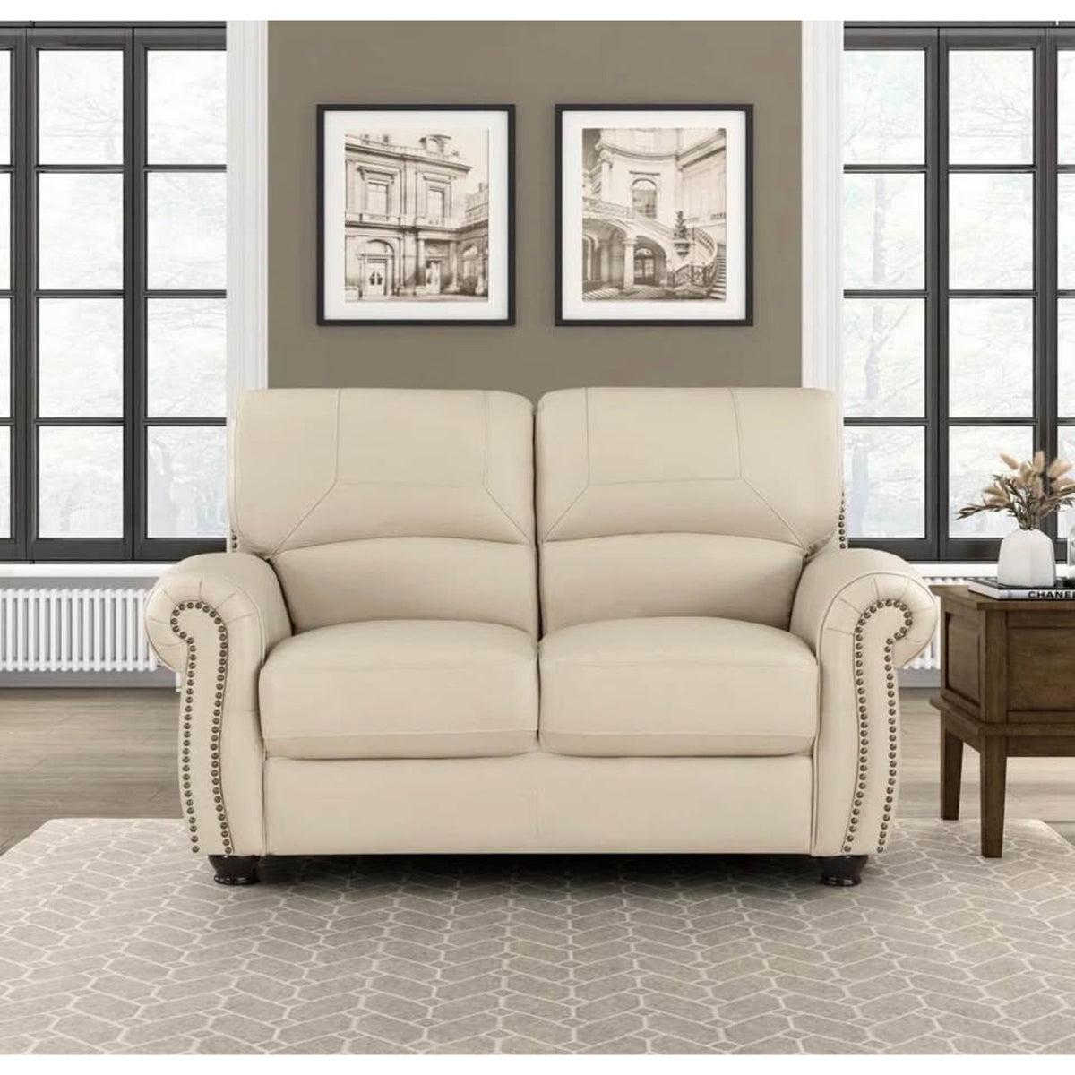 New 62.5” Premium Leather Loveseat – $1,509 Retail – Delivery Available