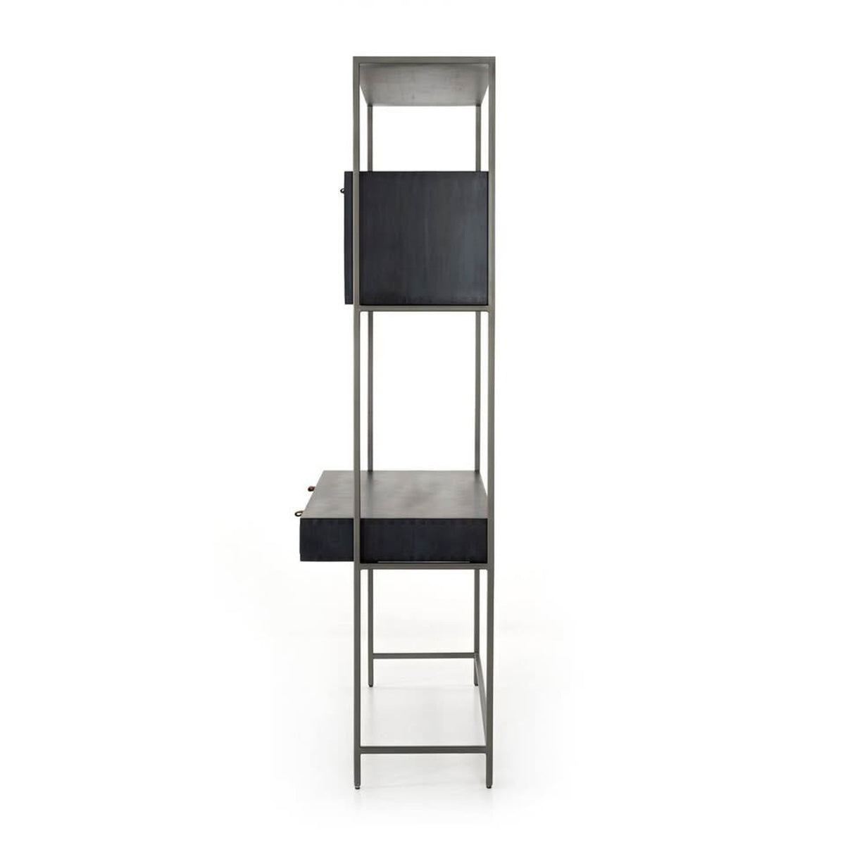 Four Hands Trey Modular Wall Desk – $2,749 Retail – Open Box – Black Ash - Delivery Available