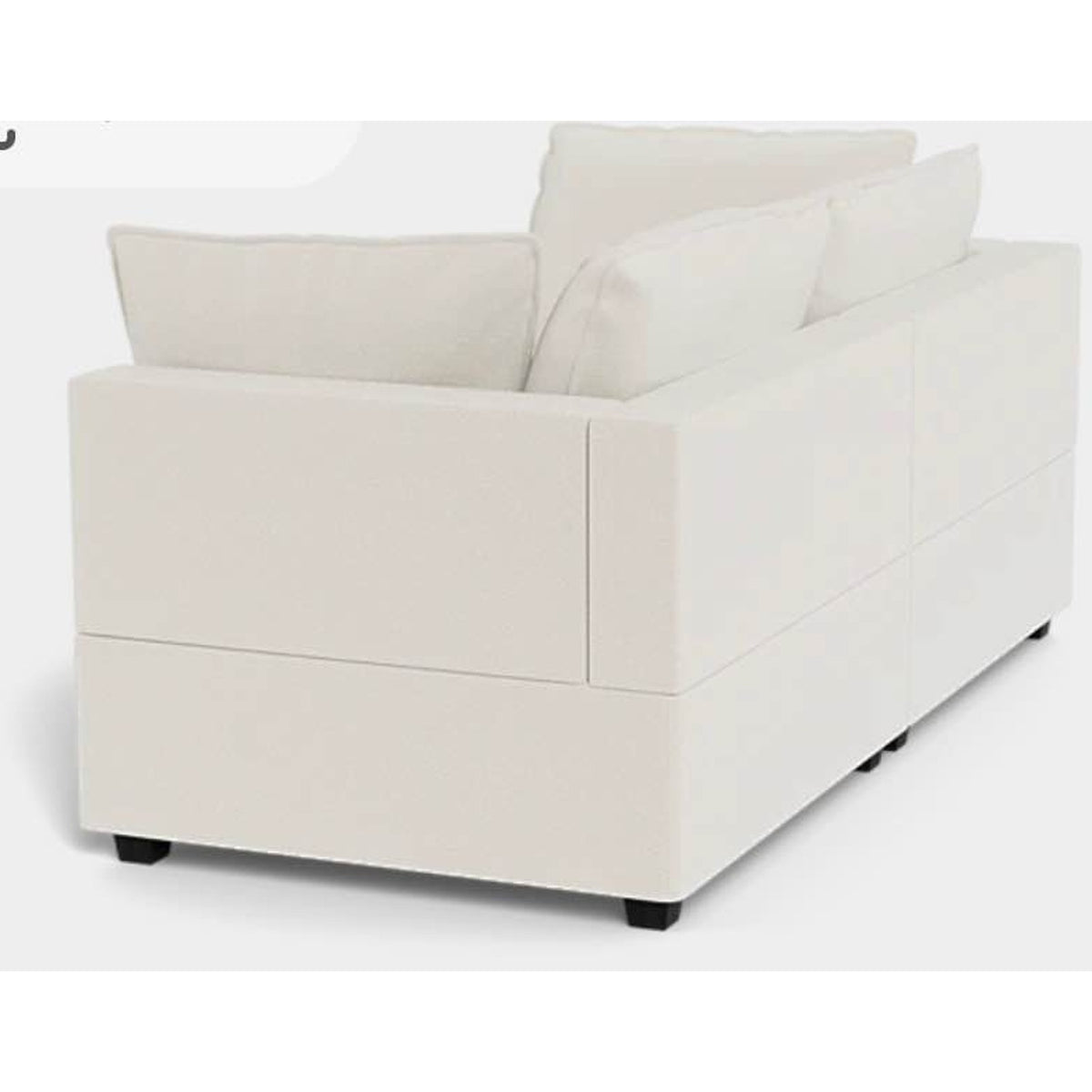 Albany Park Kova Pillow Cushion Sofa | Bone Performance Chenille | 86” - Delivery Available