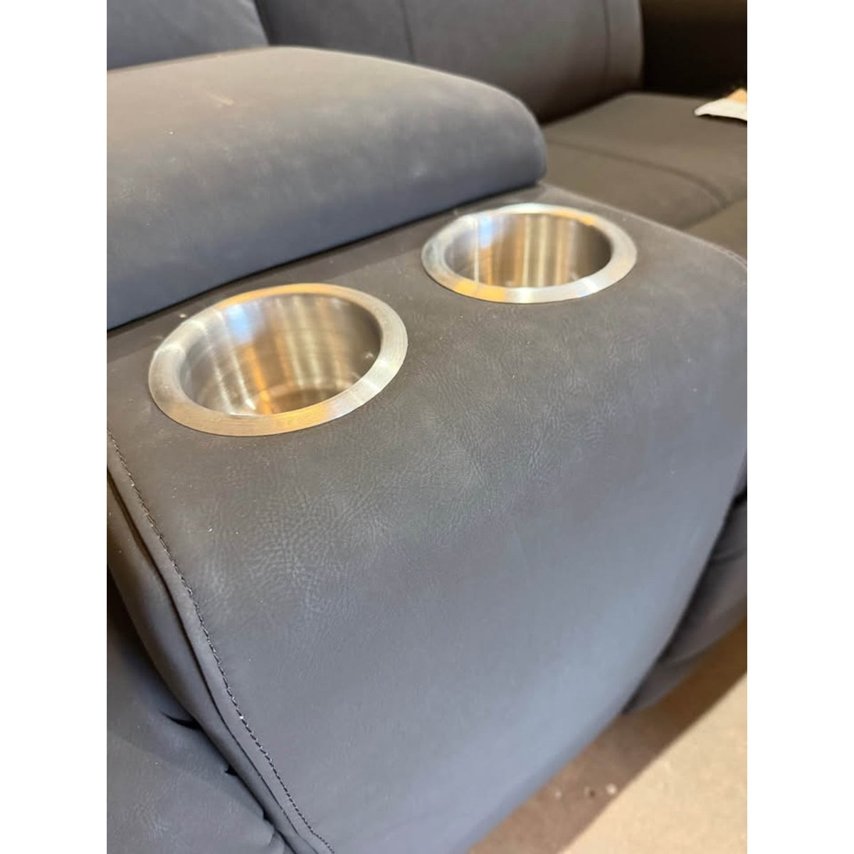 New Reclining Loveseat in Charcoal Grey – $850 Retail – Open Box – Delivery Available