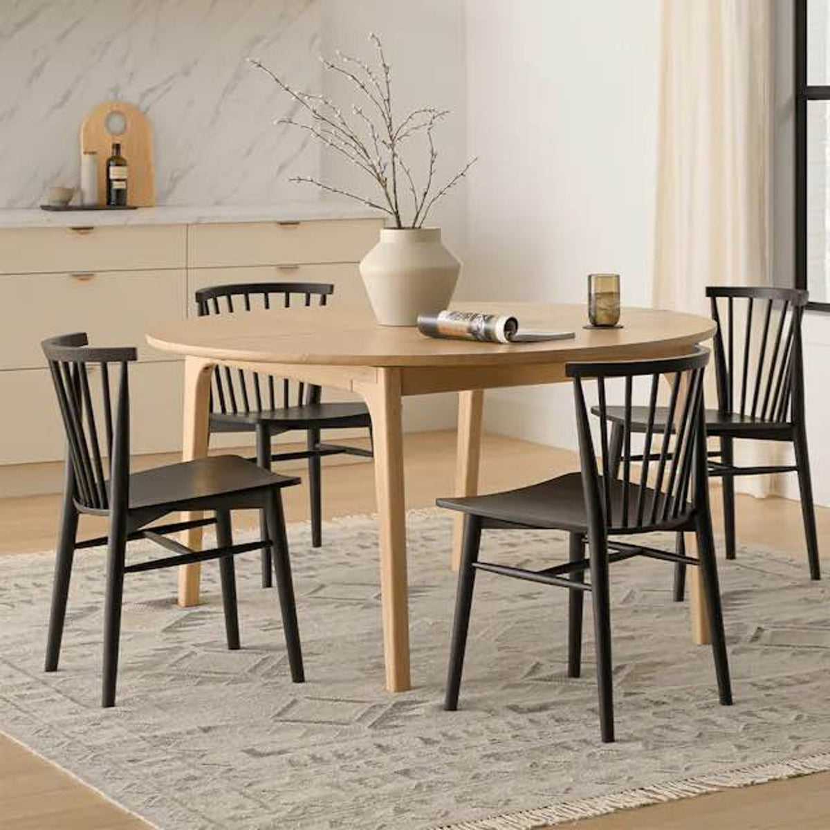 Article Rus Black Dining Chairs - Set of 4 – $796 Retail – Open Box – Delivery Available