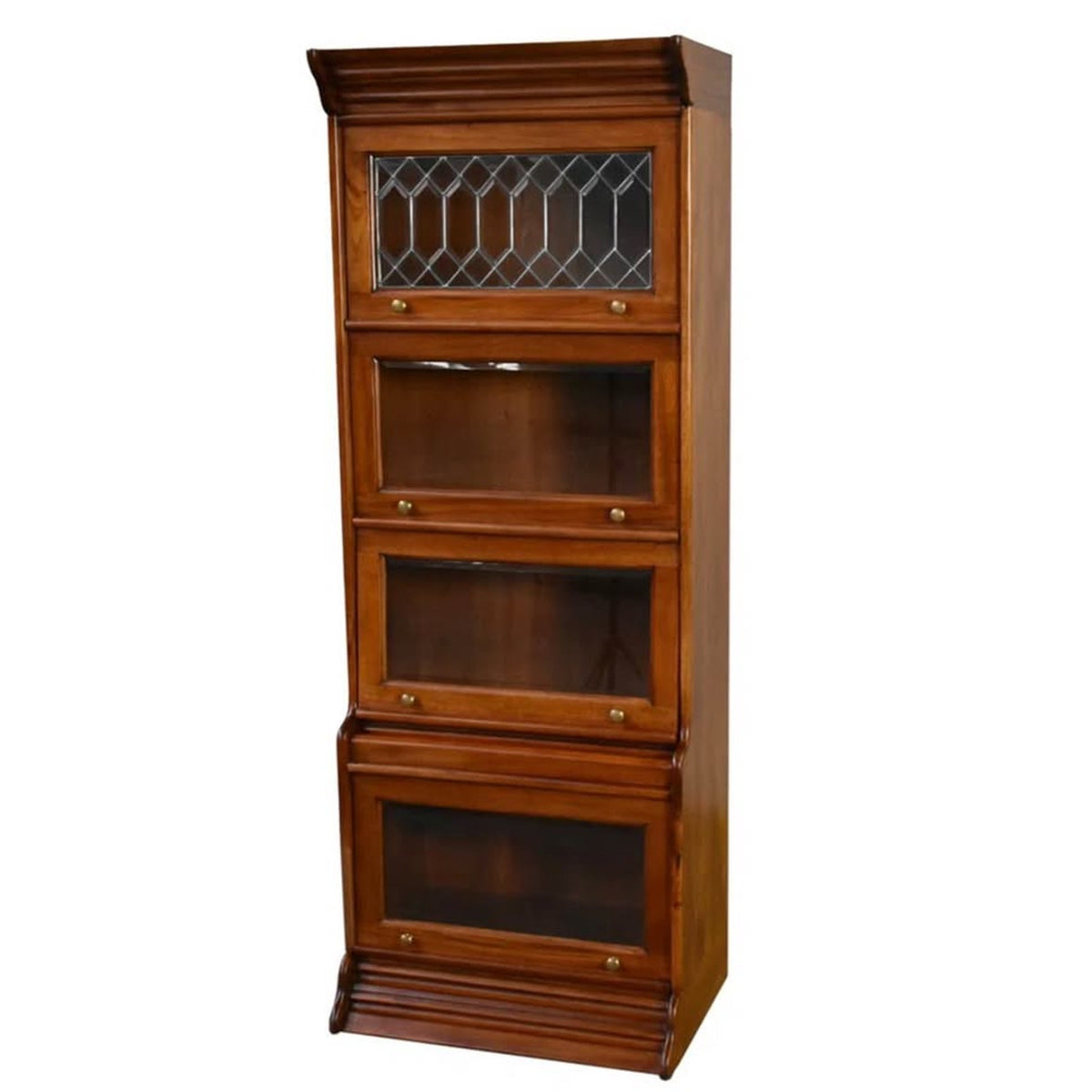 Matching Pair of Solid Wood Barrister Storage Bookcases – New Open Box - $3k Retail - Delivery Avail