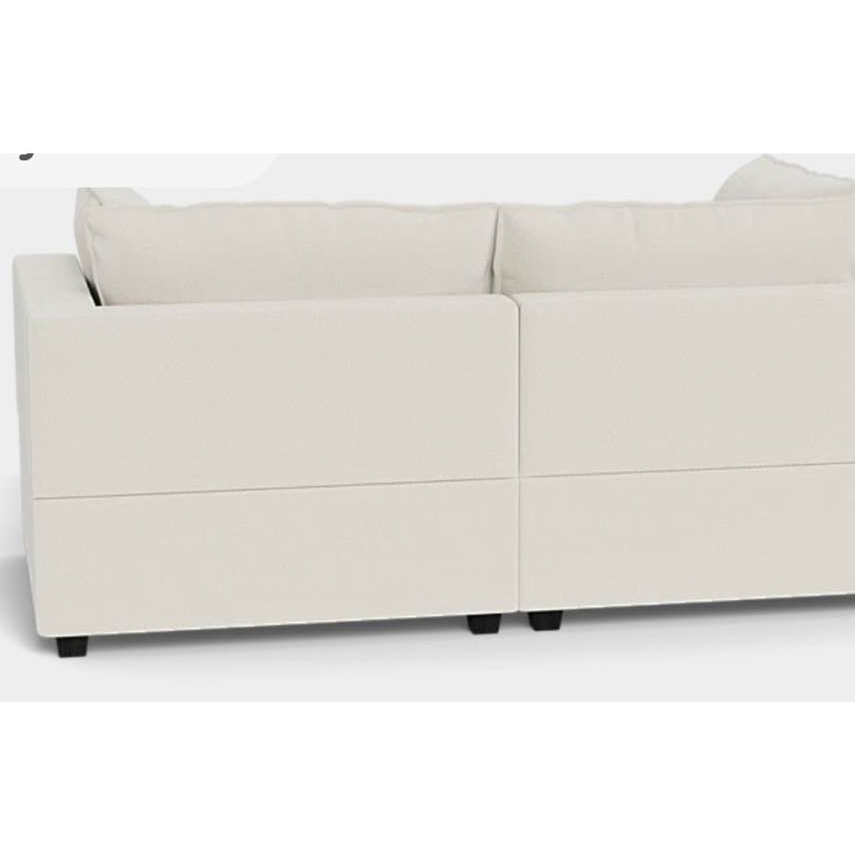 Albany Park Kova Pillow Cushion Sofa | Bone Performance Chenille | 86” - Delivery Available