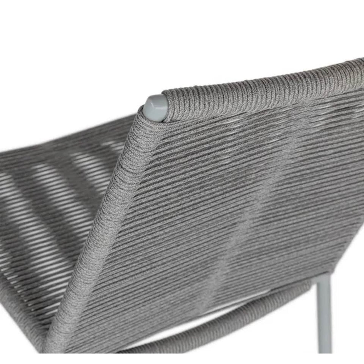 Set of 4 Article Zina Outdoor Stackable Dining Chairs – Heathered Gray – New Open Box Delivery Avail