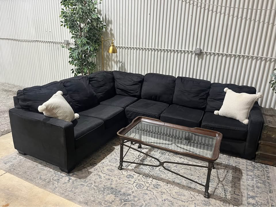 Ashley Furniture Dark Grey 3 Piece Sectional