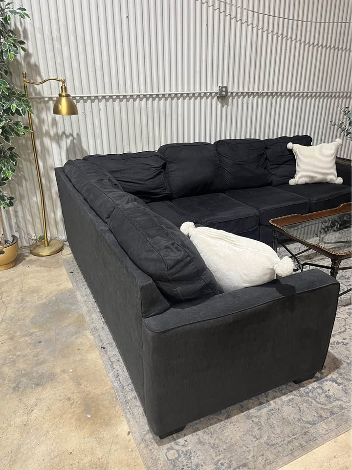 Ashley Furniture Dark Grey 3 Piece Sectional