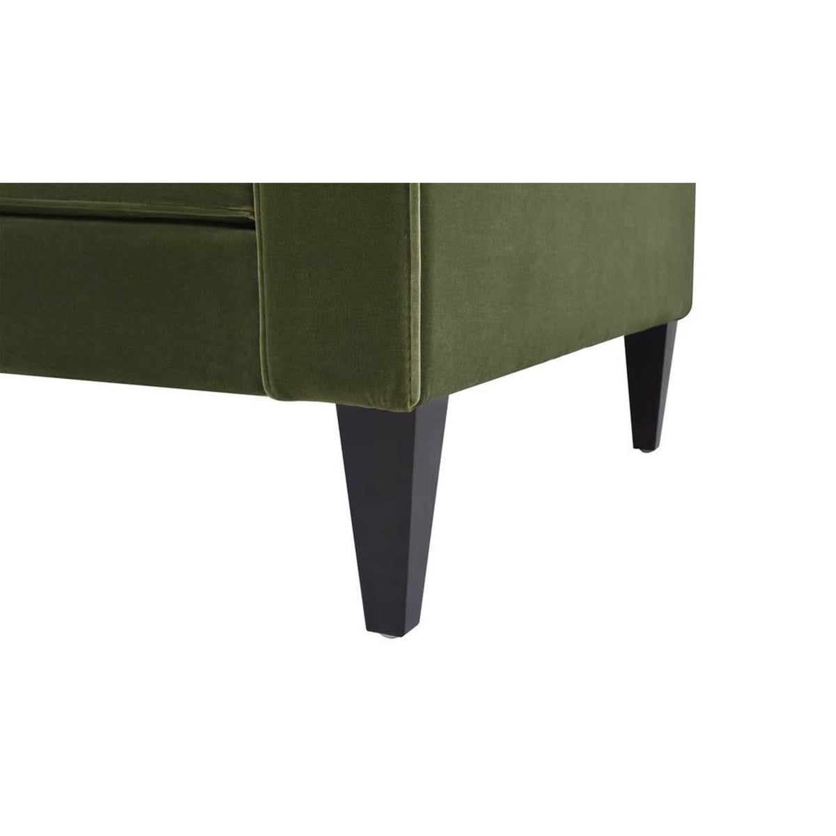 84” Olive Green Velvet Sofa | RETAIL $1,249 | DELIVERY AVAILABLE