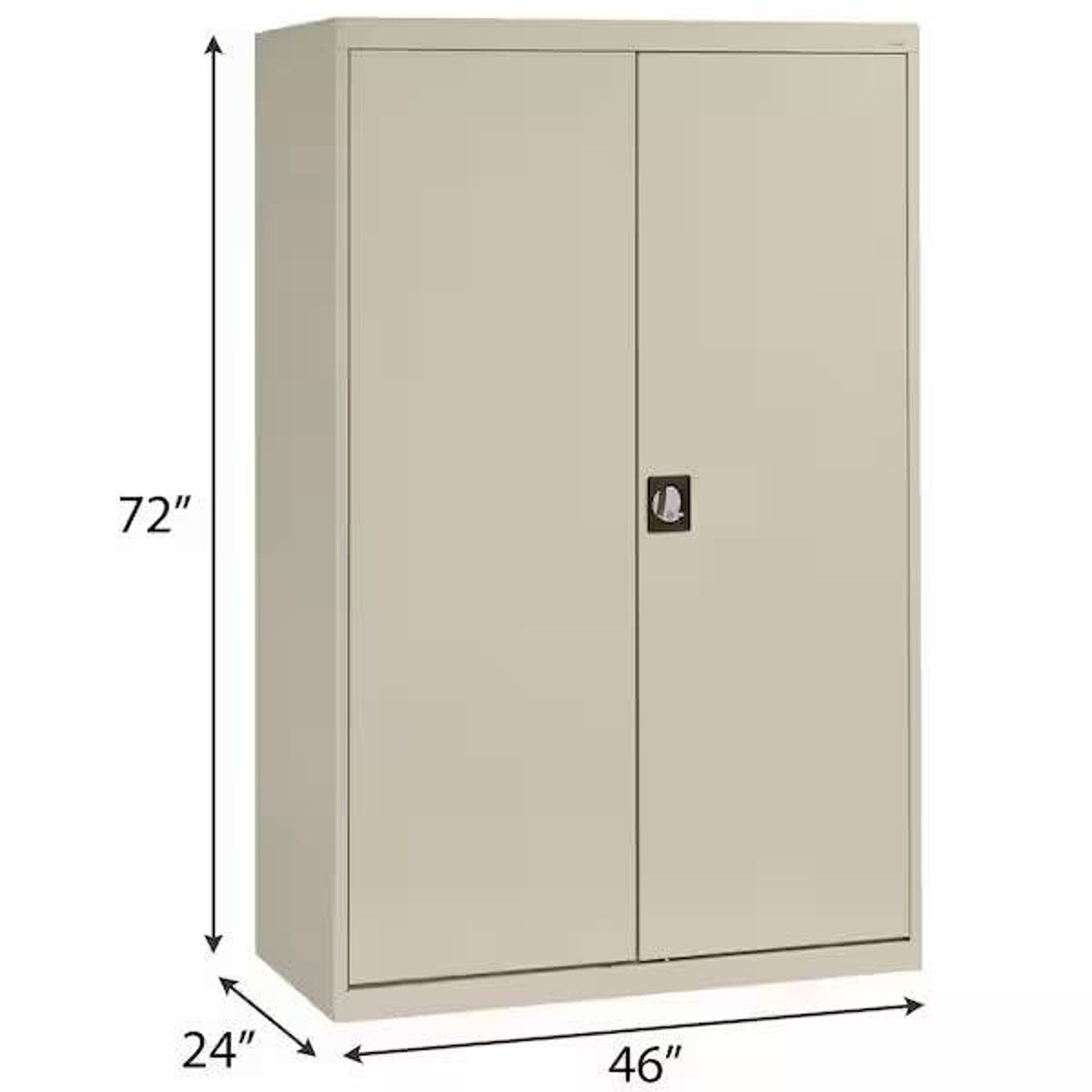 New Heavy Duty Locking Steel Storage Cabinet – 46” Wide – New Open Box - Delivery Available
