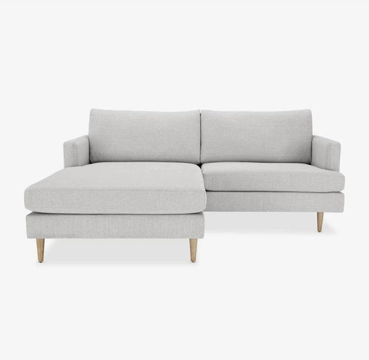 Brand New Grey Sectional Sofa Couch Reversible Chaise Lounge