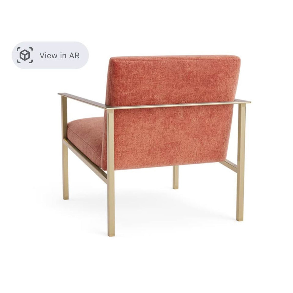 New Joybird Orla Accent Chair $2140 Retail “open box” in Plush Terra Rose Fabric 
Delivery Available