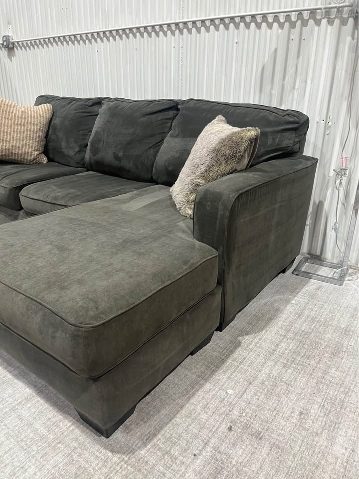 Ashley Furniture 2 Piece Taupe Sectional