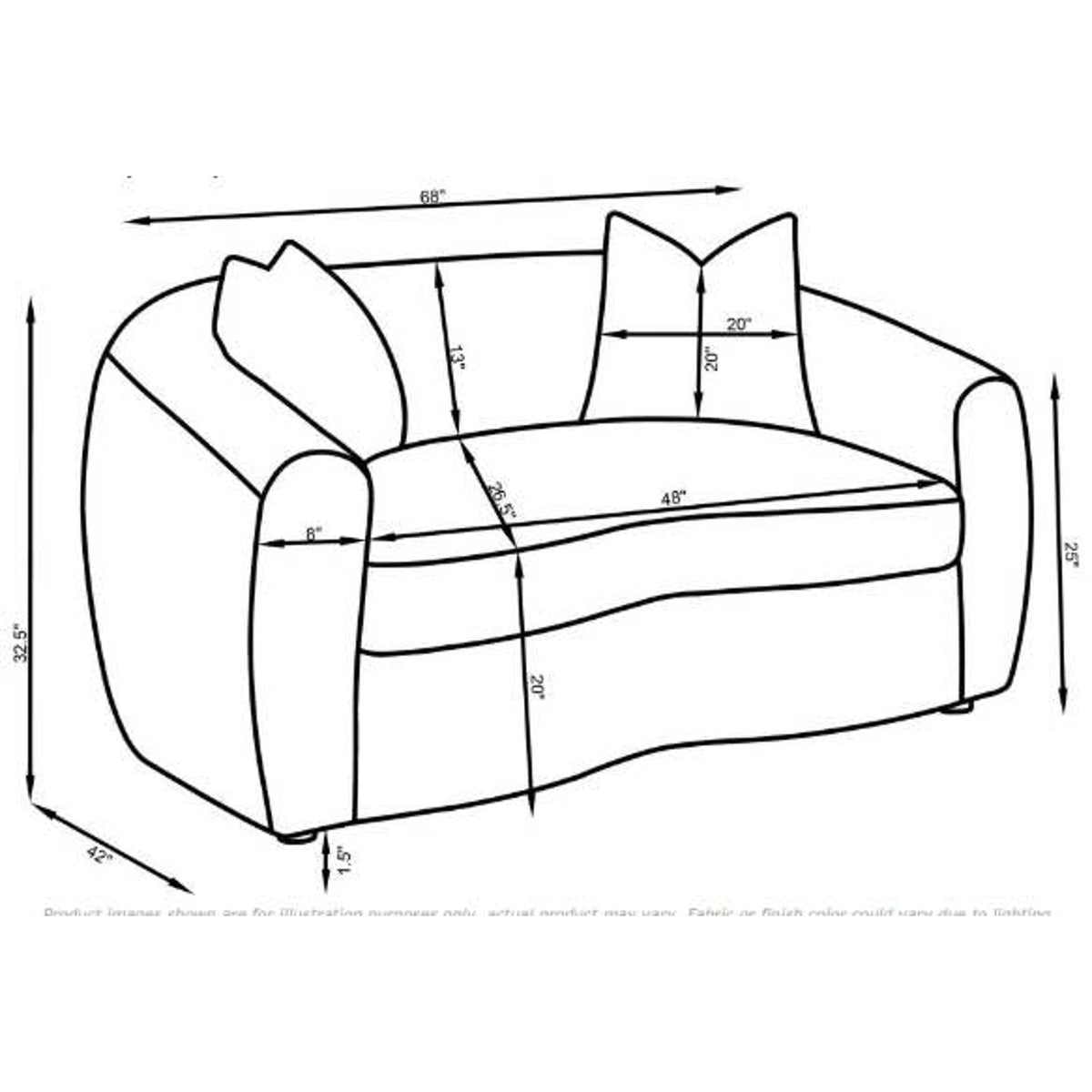 New Cream Bouclé Sofa & Loveseat Set – $3,659 Retail – Delivery Available