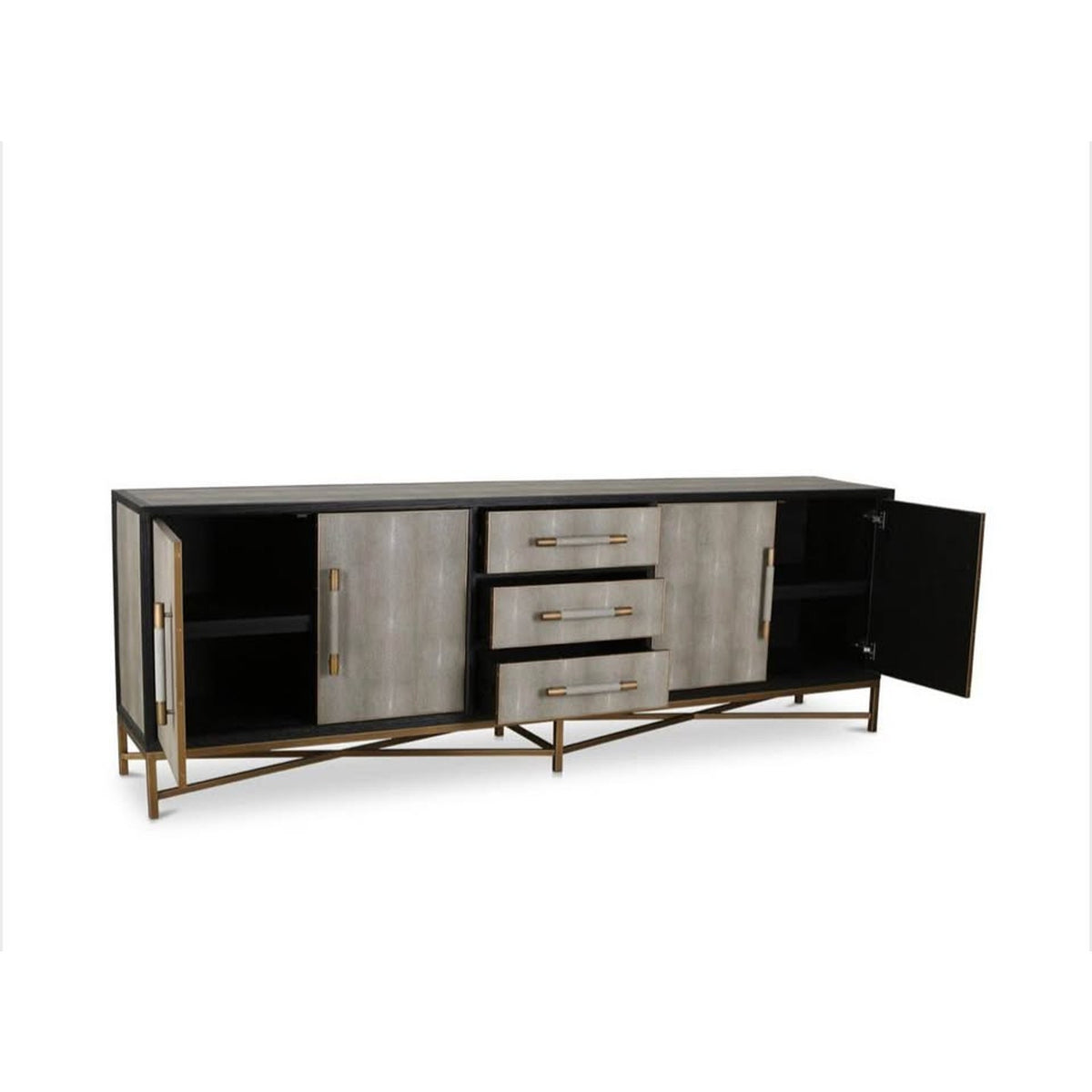 Moe’s Home Collection Mako 100” Designer Sideboard | New Open Box $6k Retail - Delivery Available