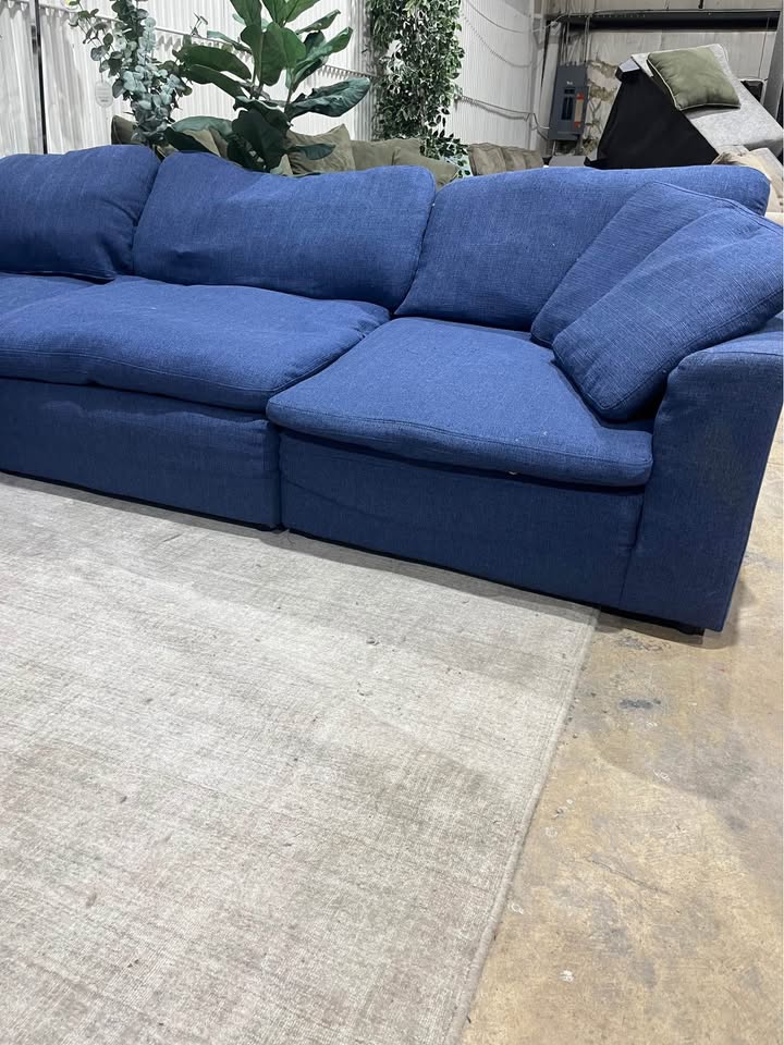 Modular Blue XL Washable Sofa