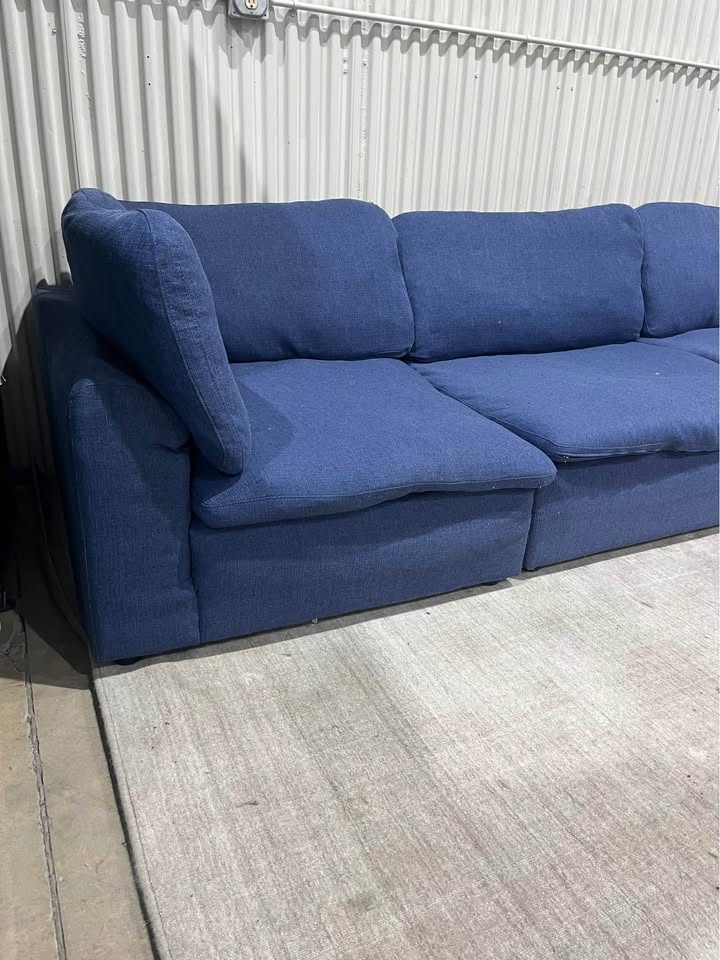 Modular Blue XL Washable Sofa