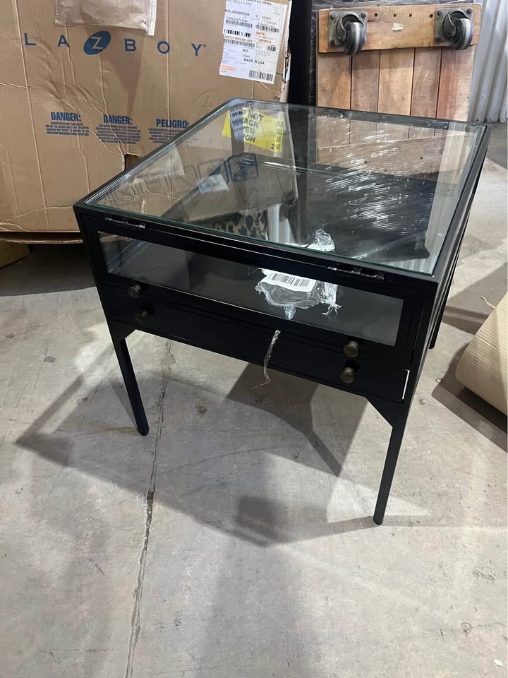 New Open Box Box End Table