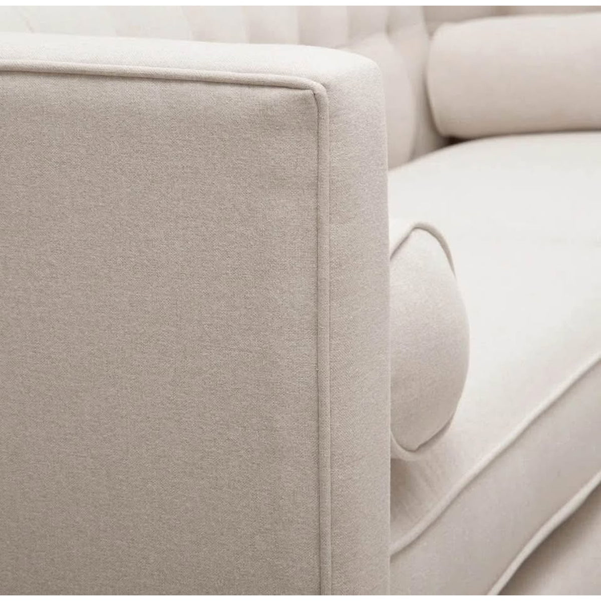 Allia 84'' Upholstered Sofa Couch - Retail $1800 New “open box” - Beige - Delivery Available