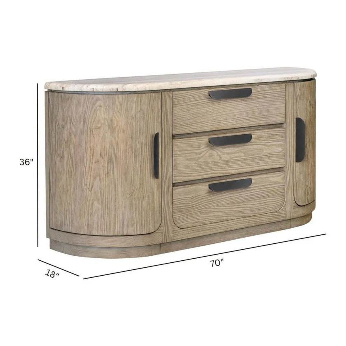 New Magnussen Braelyn 70” Stone Top Buffet – $2,085 Retail – Delivery Available