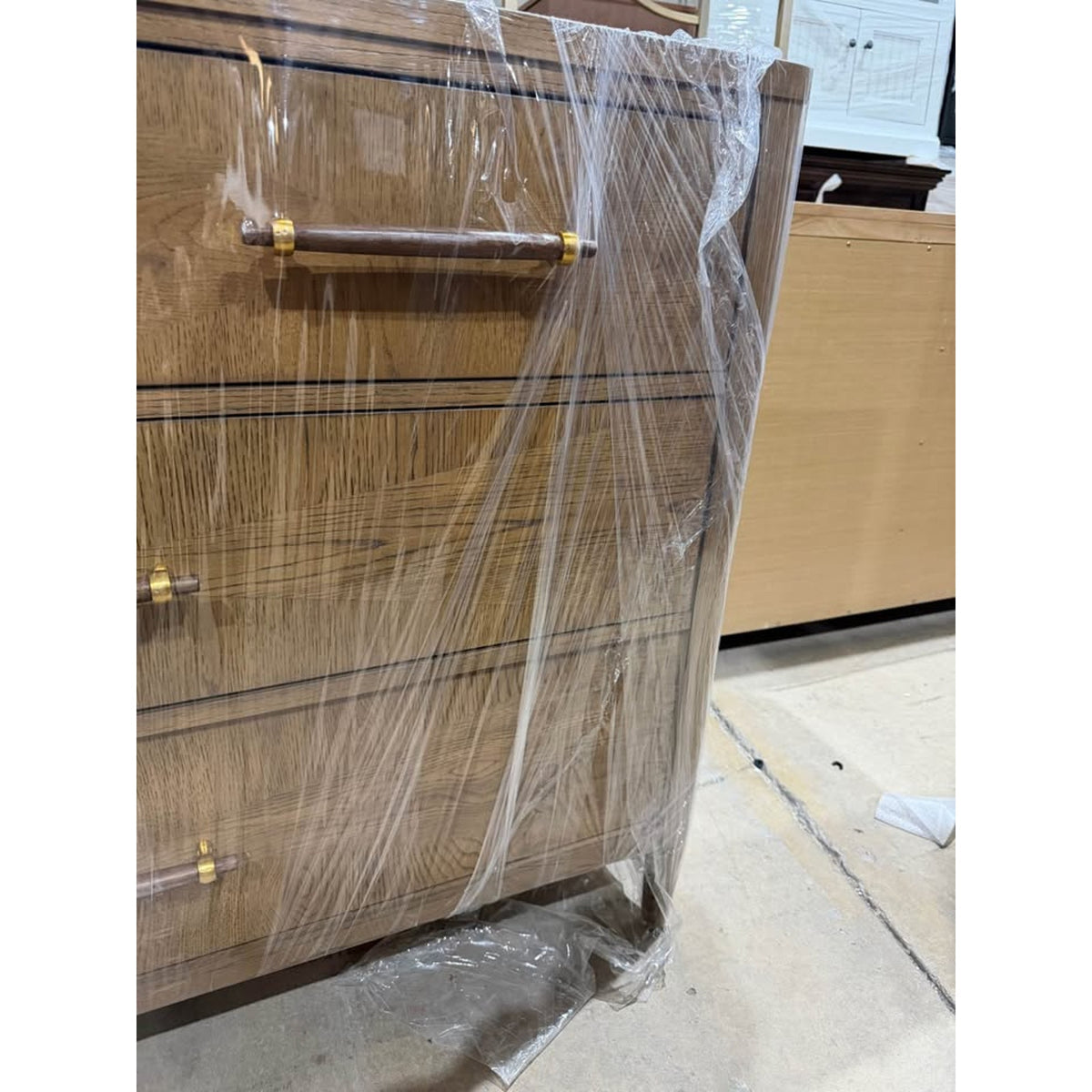 New Designer Oak Accent Chest by Fairfield Chair - Retail $2,500+ “open box” Delivery Available