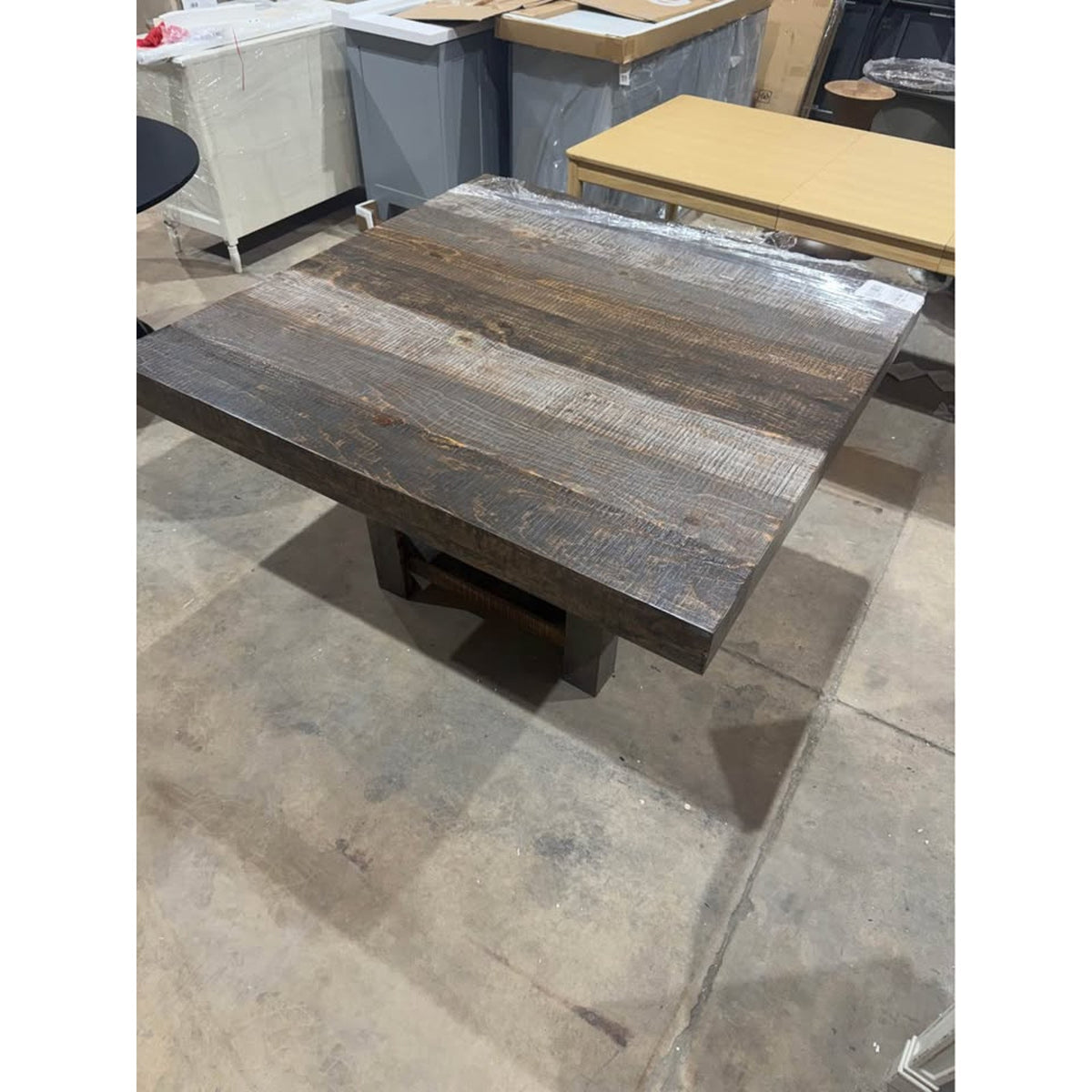 New 54” Square Dining Table | Solid Wood | Open Box $1400 Retail - Delivery Available