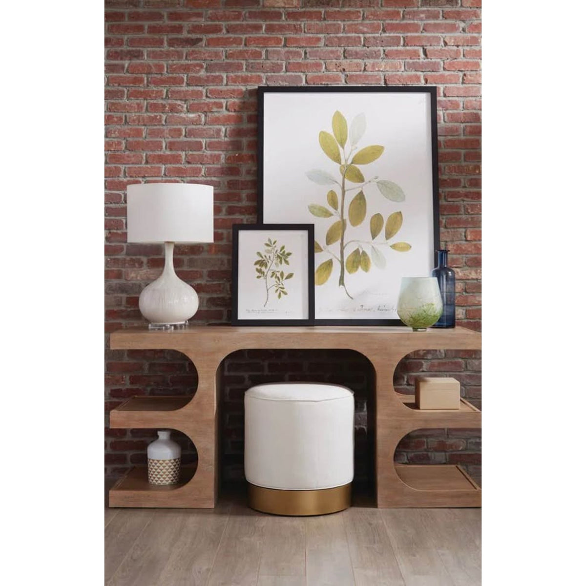 Solid Wood Writing Desk by Joss & Main Celie – Sculptural Modern Oak Desk - Delivery Available