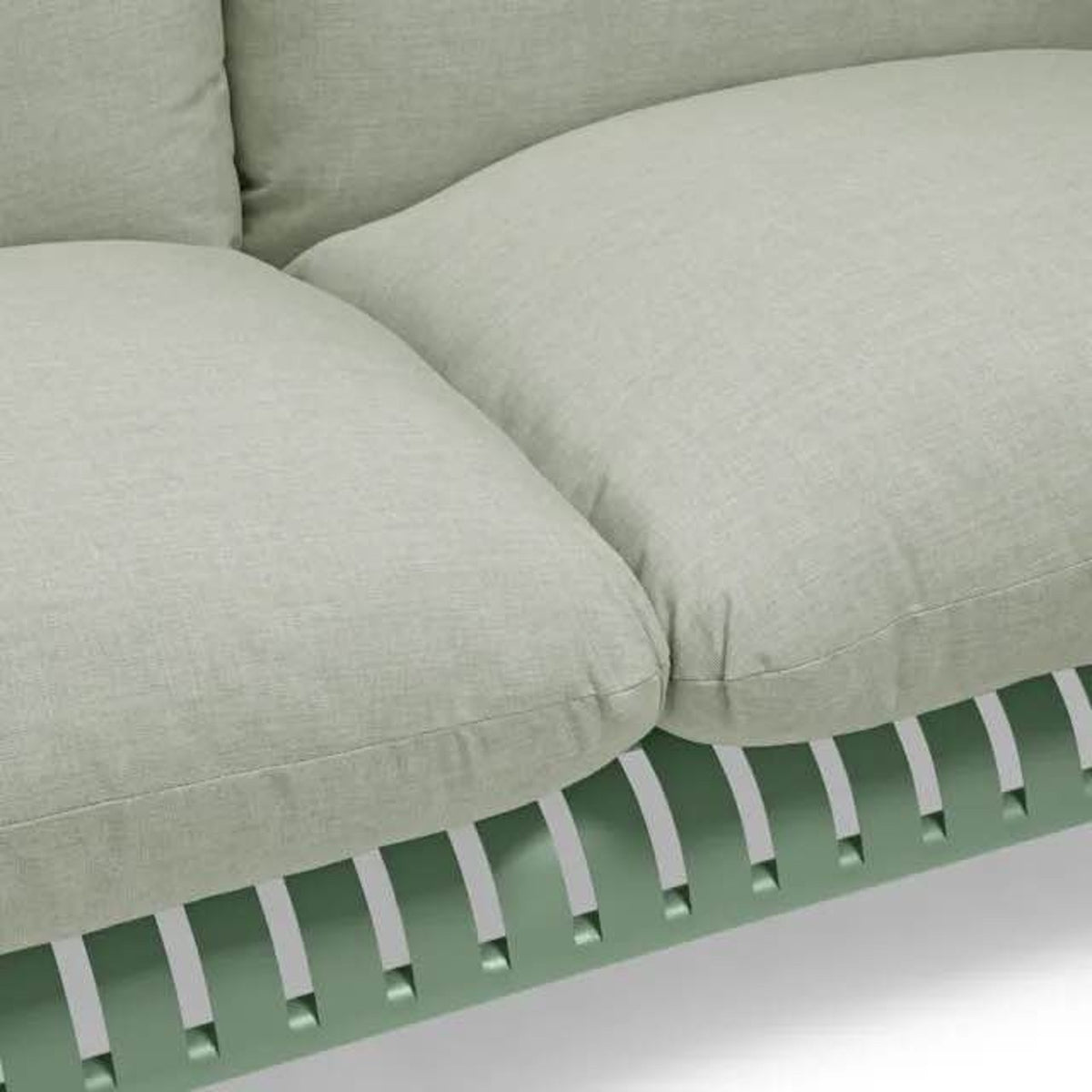 Article Sarek 59” Outdoor Loveseat – Sunbrella Mint – $1,499 Retail – Open Box – Delivery Avail