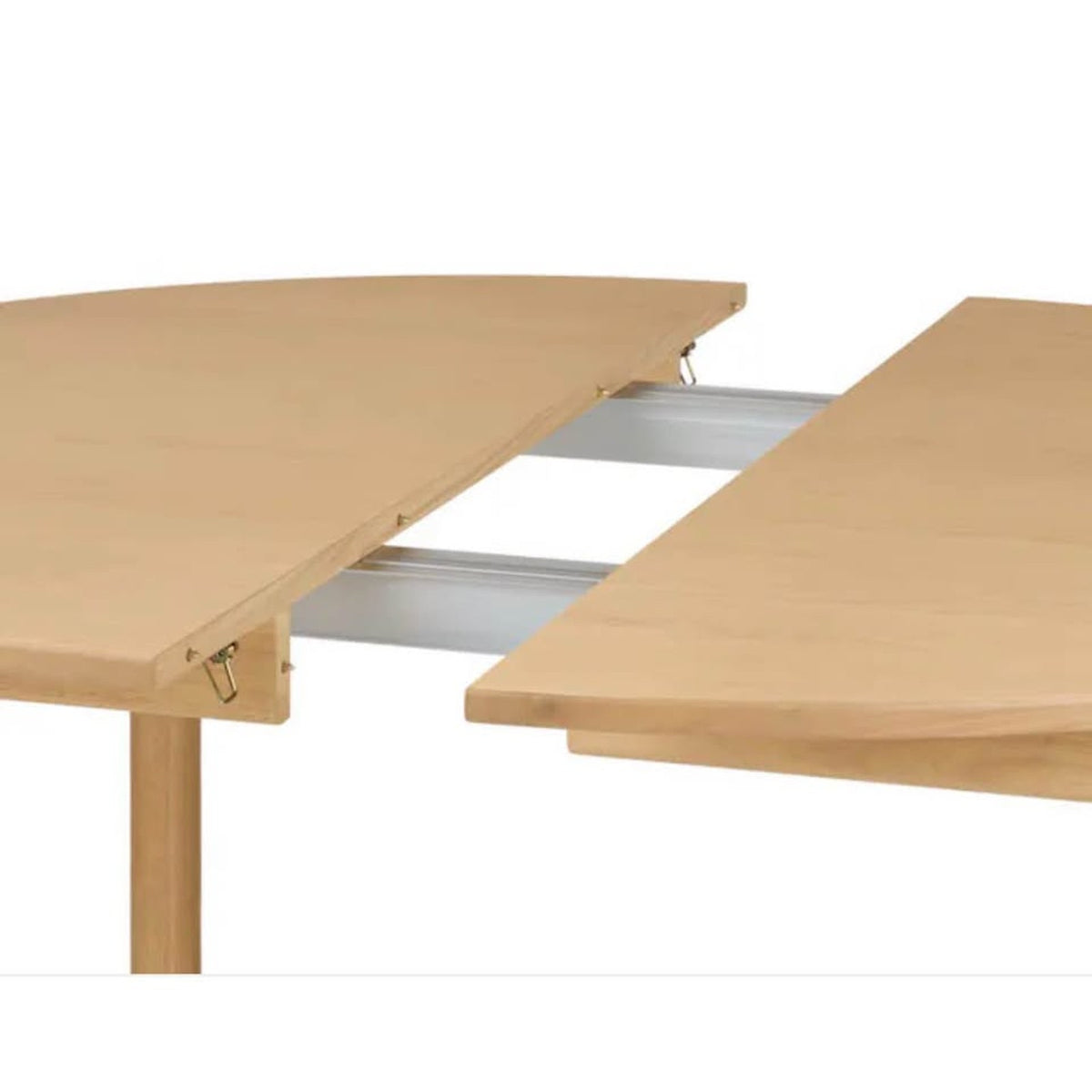 Article | Extendable Round Dining Table 48”-68” | Heidi - White Oak | Delivery Available