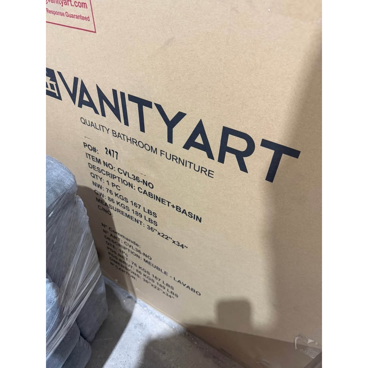 Vanity Art Laval 36” Natural Oak Bathroom Vanity with Quartz Top | Delivery Available