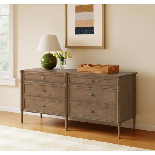 Brand New 70” Dresser Drawers Birch Lane Susie Toasted Oak $2900 Retail Delivery Available