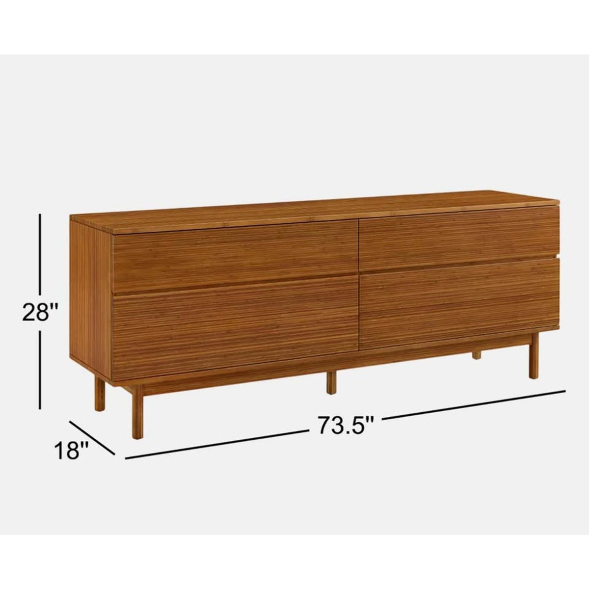 New AllModern Benicio 4 - Drawer Double Dresser Retail $2399 “open box” Delivery Available