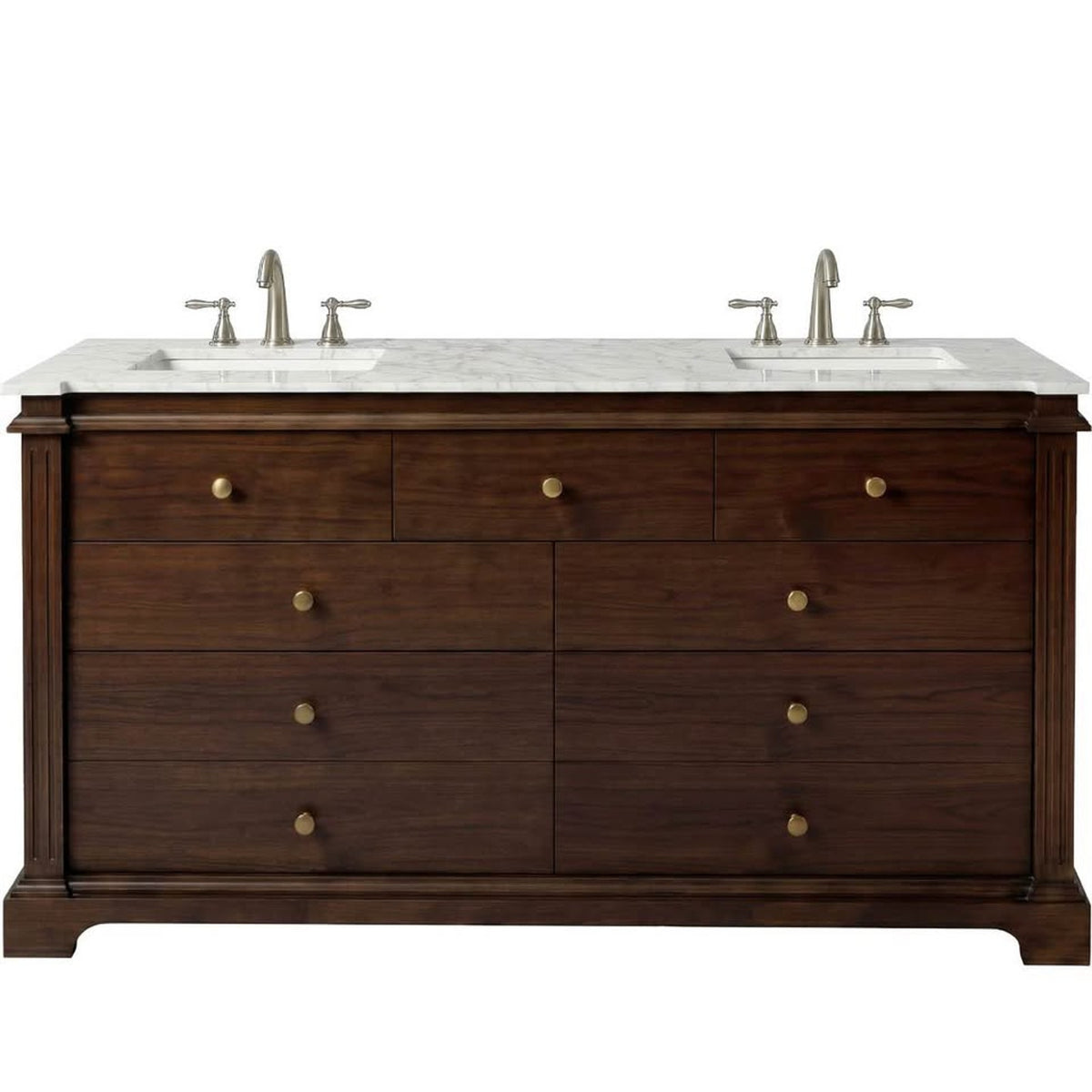 72” Carrara Marble Double Vanity – $6,999 Retail – Handyman Special – Delivery Available
